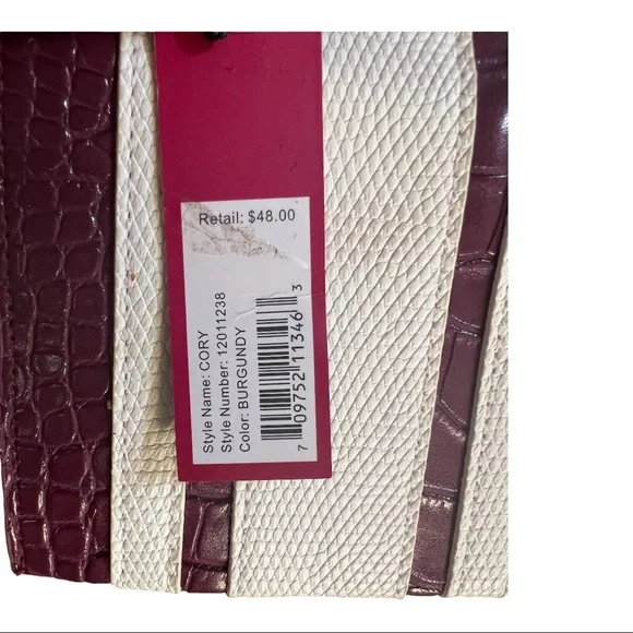 Circus By Sam Edelman Burgundy Cory Handbag - Picture 4 of 8